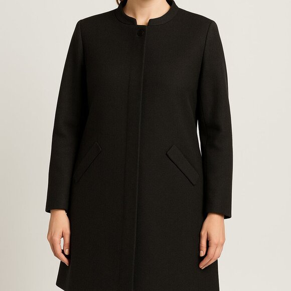 FRNCH Paris Black Long Blazer Jacket Size Small - Picture 1 of 7